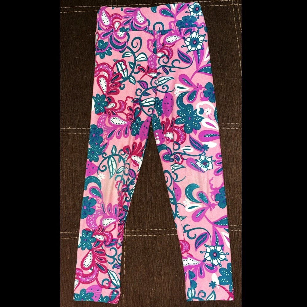 Cute Lularoe Kids Leggings Size S/M